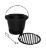 Barbecue BBQ Round Bucket Patt. & Potjie Cooker1.2<6Ltr.