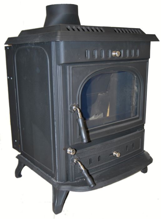 StoveAidan Enamelled Black C./W. Boiler Warrior Stoves Ltd