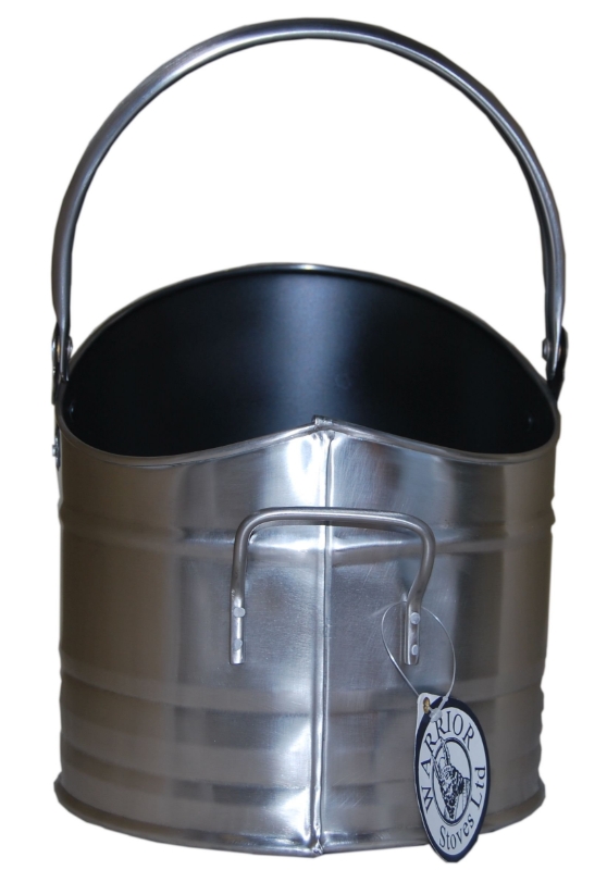 Warrior Coal Bucket SS Polished Warrior Stoves Ltd
