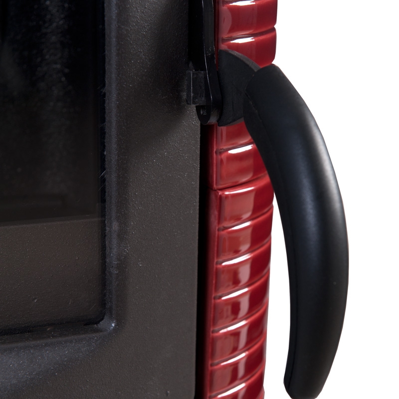 Stove PelletSiria Air+6.5 Red Bordeaux Warrior Stoves Ltd