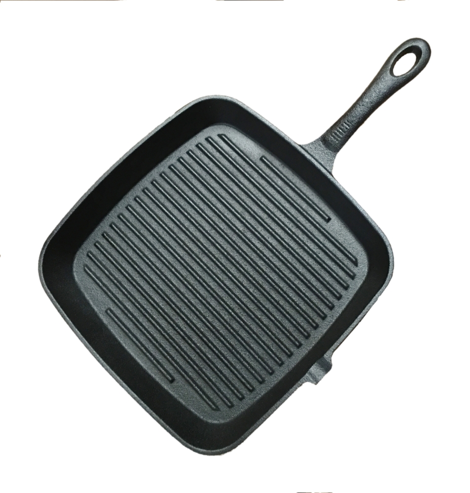 Warrior Skillet Pan Cast Iron Square 23cm Warrior Stoves Ltd