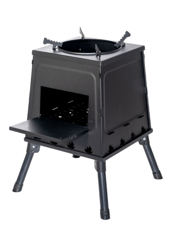 Warrior Camping Stove Compact Black Large Warrior Stoves Ltd