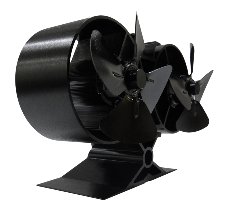 Warrior - Stove Fan 2X4 Blade Black 14cm - Warrior Stoves Ltd