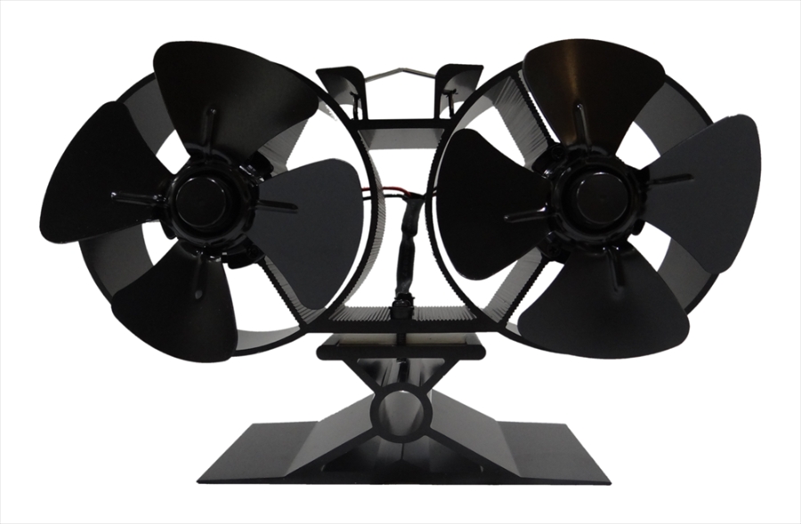 Warrior - Stove Fan 2X4 Blade Black 14cm - Warrior Stoves Ltd
