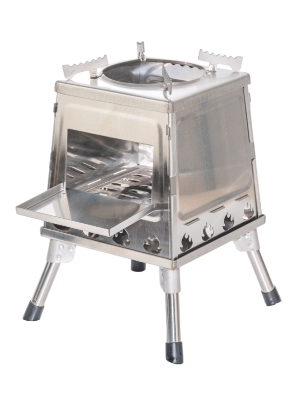 Warrior Camping Stove Compact SS Large Warrior Stoves Ltd